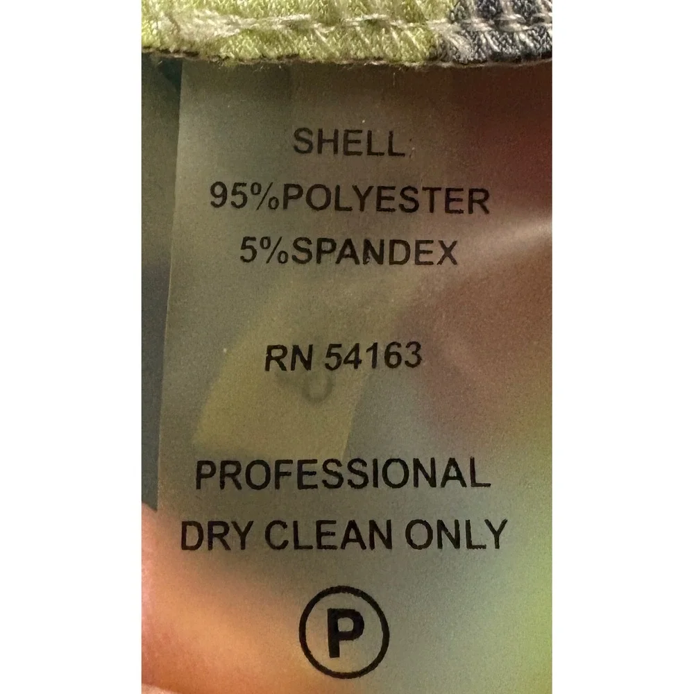 Calvin Klein Women Multi Color Geometric Abstract Cold Shoulder Sheath Dress 6 - Picture 5 of 6